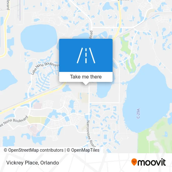 Vickrey Place map