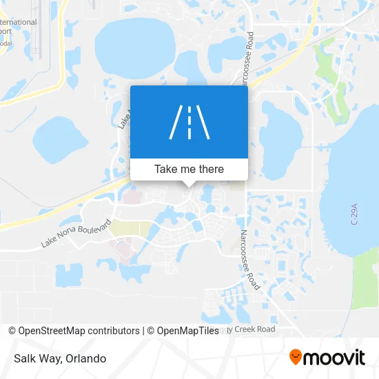 Salk Way map