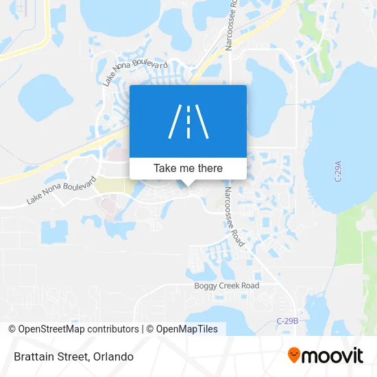 Brattain Street map