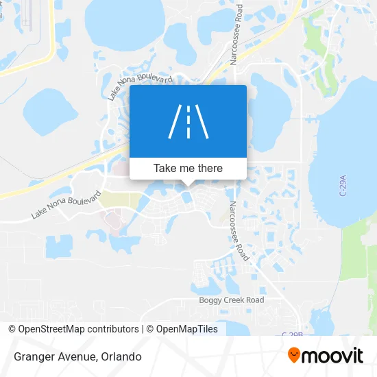 Granger Avenue map