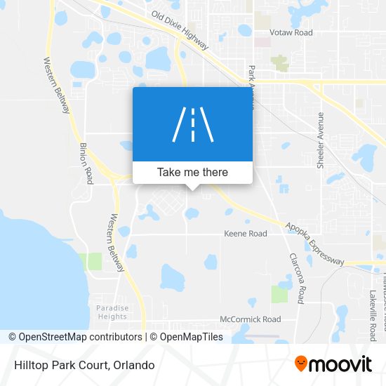 Hilltop Park Court map