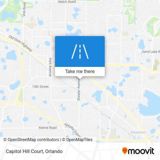 Capitol Hill Court map