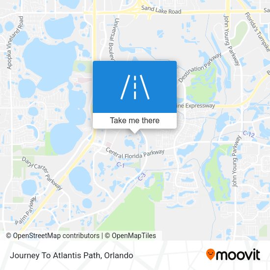 Journey To Atlantis Path map