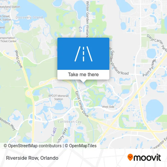 Riverside Row map