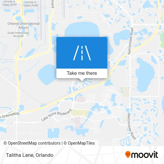 Talitha Lane map