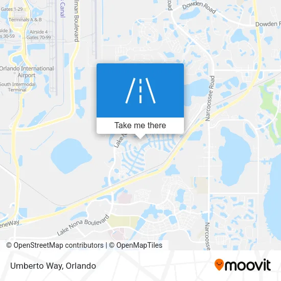 Umberto Way map