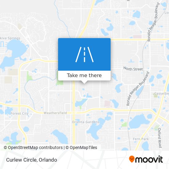 Curlew Circle map