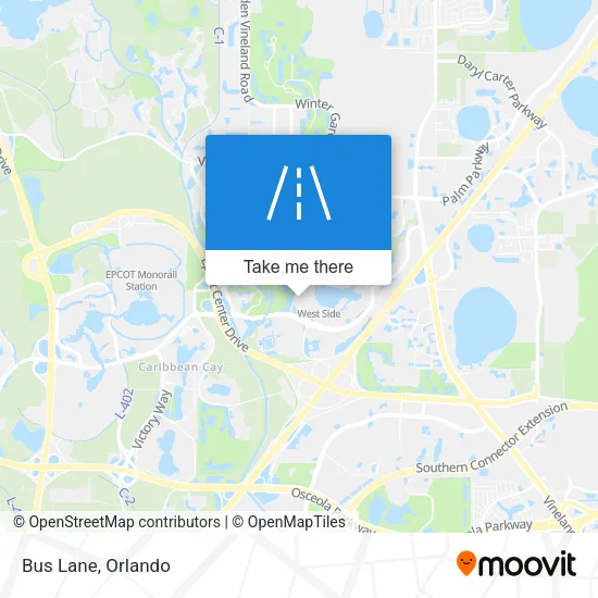 Mapa de Bus Lane