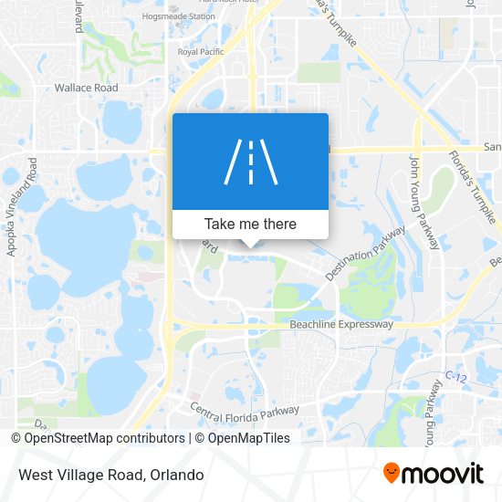 Mapa de West Village Road