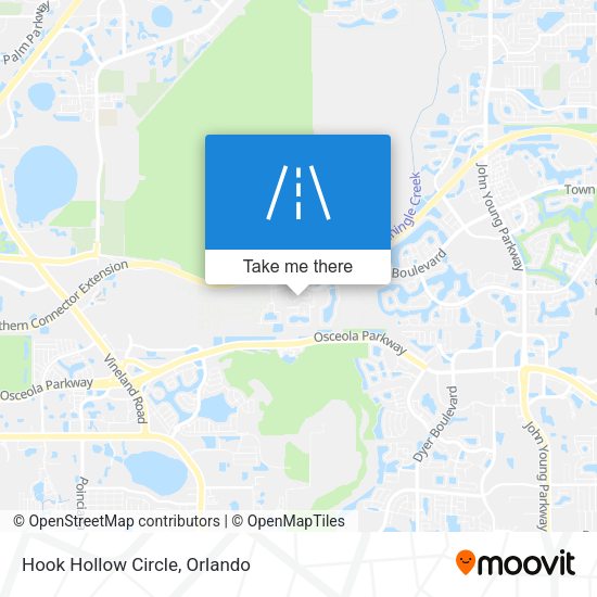 Mapa de Hook Hollow Circle