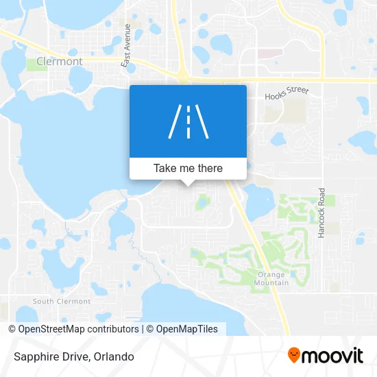 Sapphire Drive map