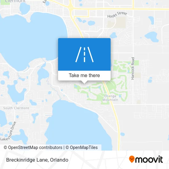 Breckinridge Lane map