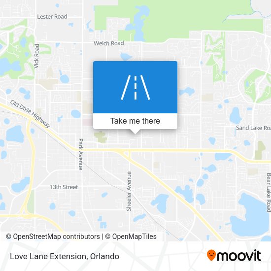 Mapa de Love Lane Extension