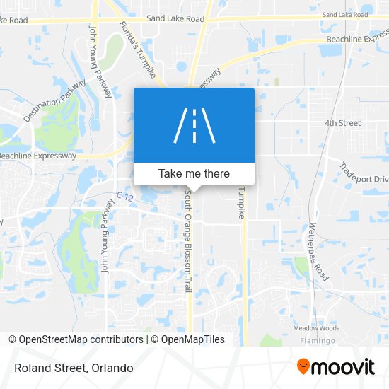 Mapa de Roland Street