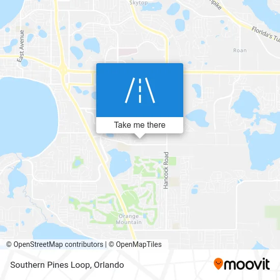 Southern Pines Loop map