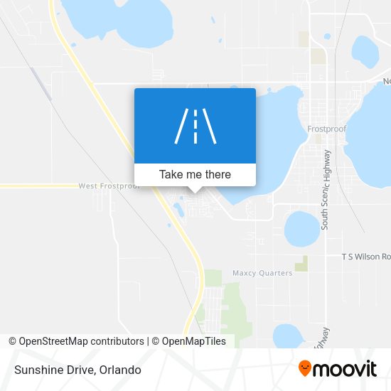 Sunshine Drive map