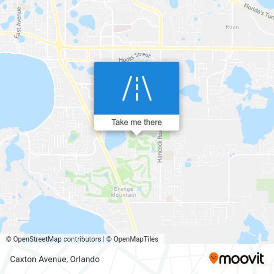 Mapa de Caxton Avenue