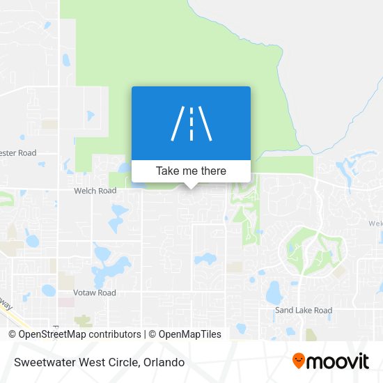Mapa de Sweetwater West Circle