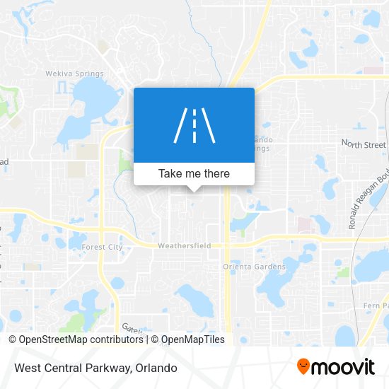 West Central Parkway map