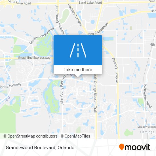 Mapa de Grandewood Boulevard