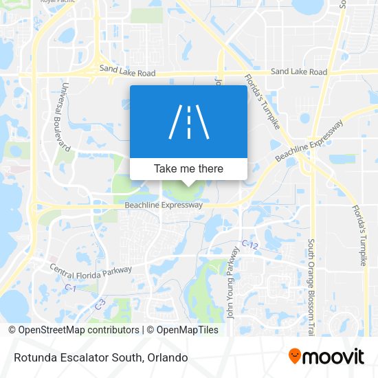 Rotunda Escalator South map