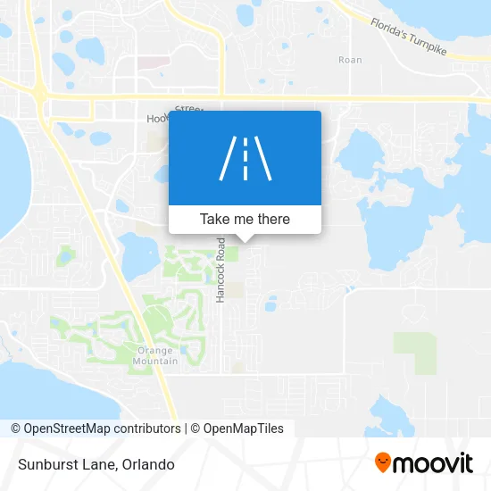 Sunburst Lane map