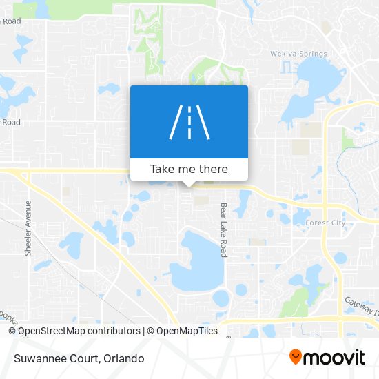 Suwannee Court map