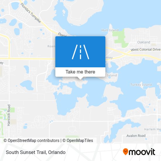 South Sunset Trail map