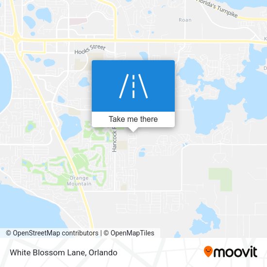 White Blossom Lane map