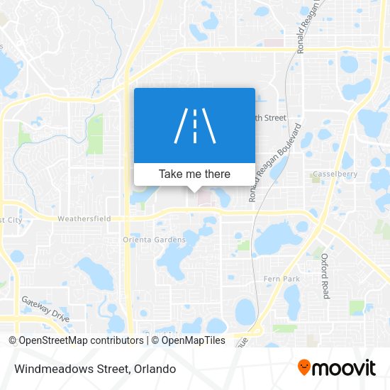 Mapa de Windmeadows Street