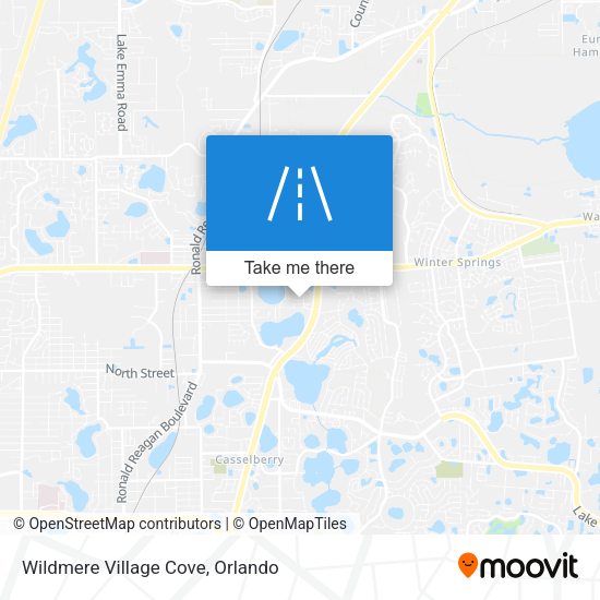 Mapa de Wildmere Village Cove
