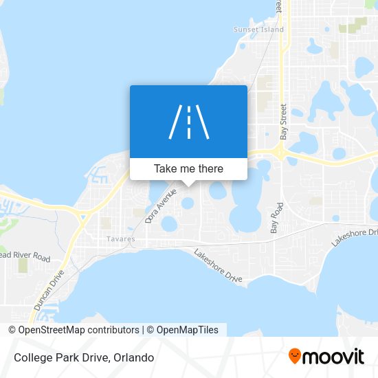 Mapa de College Park Drive