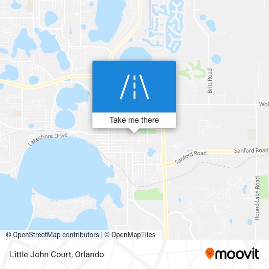 Mapa de Little John Court