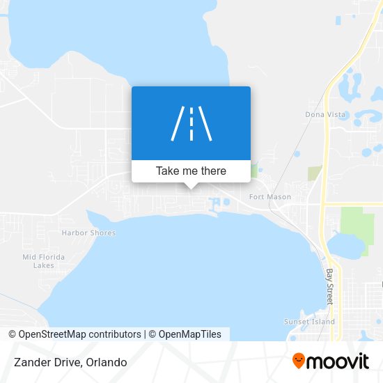 Mapa de Zander Drive