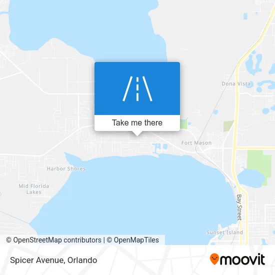 Spicer Avenue map