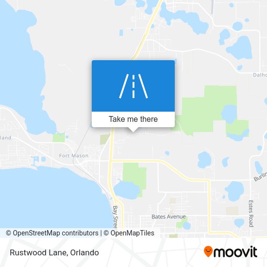 Mapa de Rustwood Lane