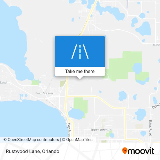 Rustwood Lane map