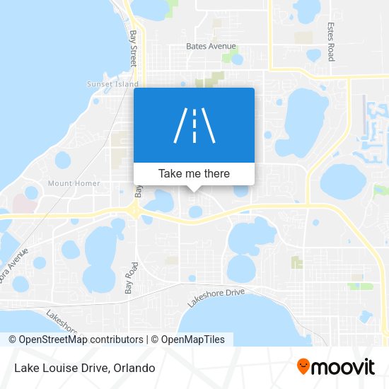 Mapa de Lake Louise Drive