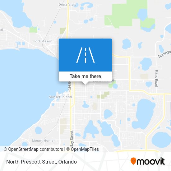Mapa de North Prescott Street