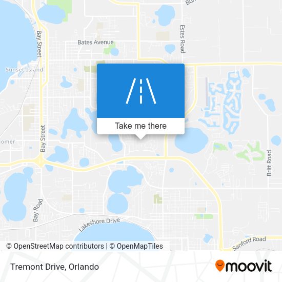 Mapa de Tremont Drive