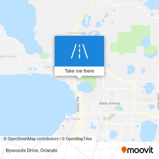 Mapa de Bywoods Drive