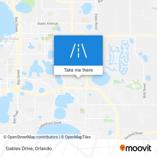 Gables Drive map