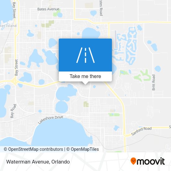 Mapa de Waterman Avenue