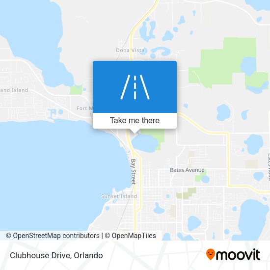 Mapa de Clubhouse Drive
