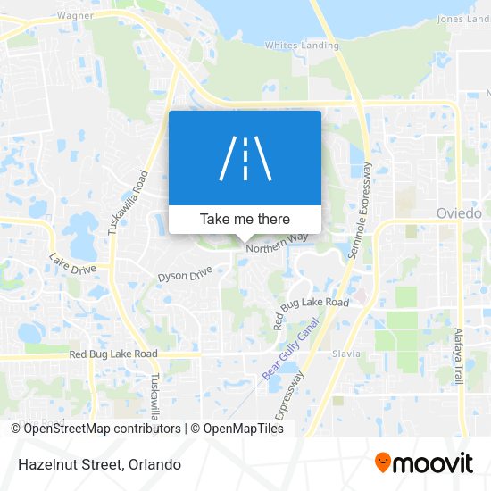 Mapa de Hazelnut Street
