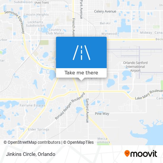 Mapa de Jinkins Circle