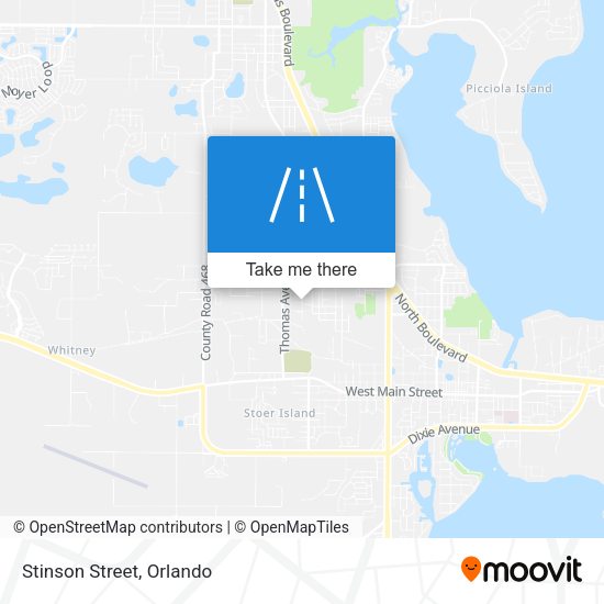 Stinson Street map