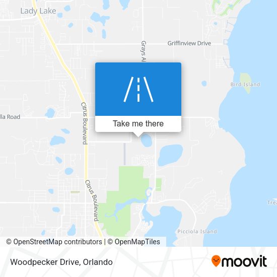 Mapa de Woodpecker Drive