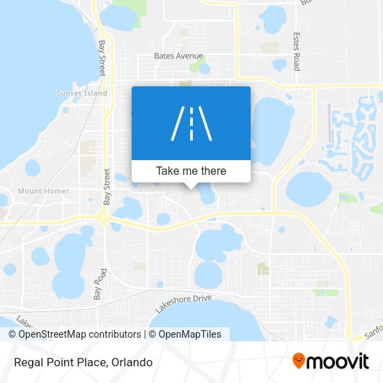 Mapa de Regal Point Place