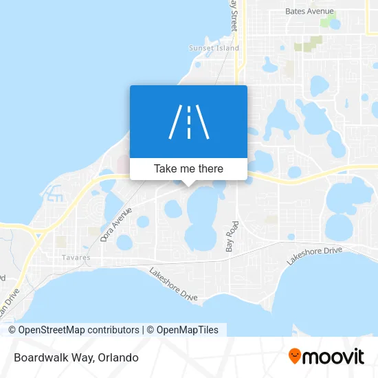 Boardwalk Way map